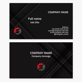 Engineering Business Card Template