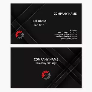 Engineering Business Card Template