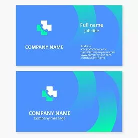 Medical Hotline Business Card Template