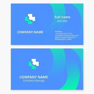 Medical Hotline Business Card Template