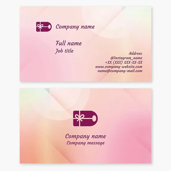 Gift Tag Logo | Gift Shop Business Card Template