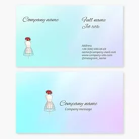 Mannequin Fashion Business Card Template