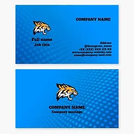 Tiger Logo Business Card Template