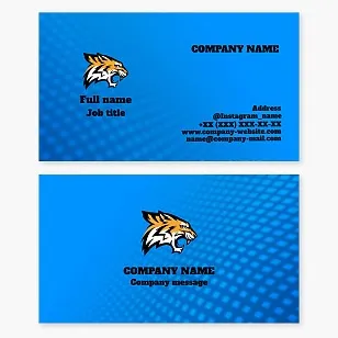 Tiger Logo Business Card Template