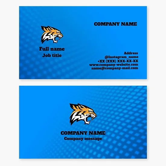 Tiger Logo Business Card Template