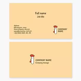 Chicken Logo Business Card Template