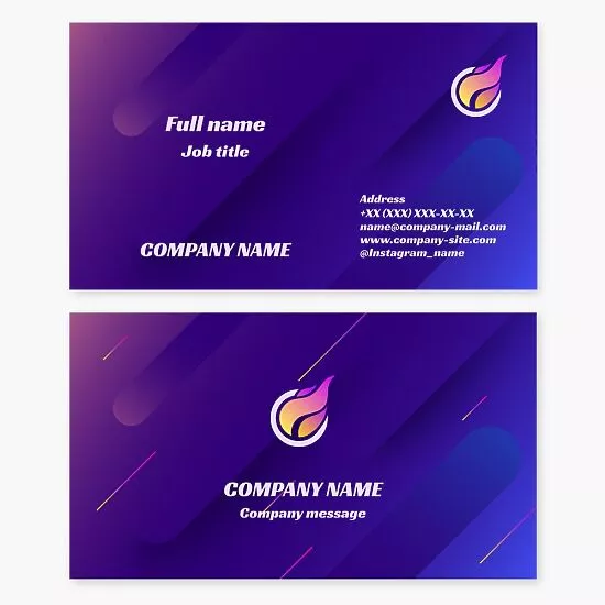 Electrician Business Card Template