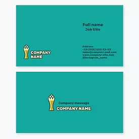 Beer Cup | Bar Business Card Template