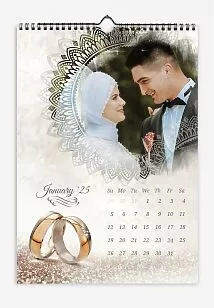 Calendar template Our wedding