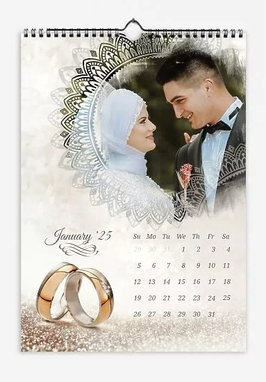 Calendar template Our wedding