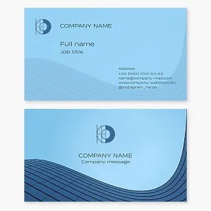 Architectural workshop business card template. Letter O.