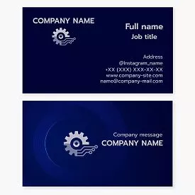 Engineer Business Card Template