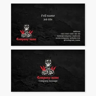 Angry Gorilla Biker | Motorcycle Helmet, Motorcycle, Fire | Motorcycle Sales | Business Card Template