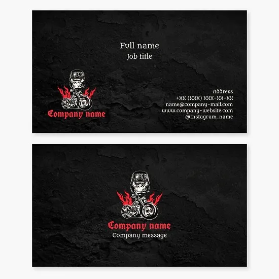 Angry Gorilla Biker | Motorcycle Helmet, Motorcycle, Fire | Motorcycle Sales | Business Card Template