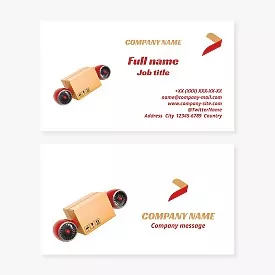 Shipping Service Business Card