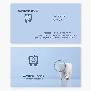 Dentist Business Card Template