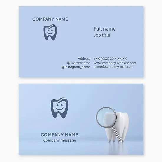 Dentist Business Card Template