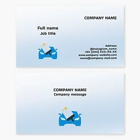 Automotive Detailing Business Card Template