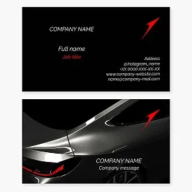 Automotive Business Card Template