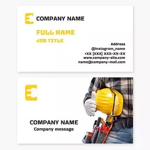 Handyman Business Card Template