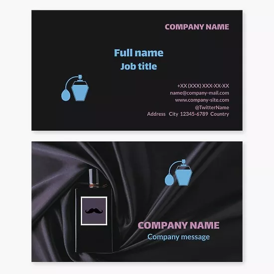 Perfuma business card template