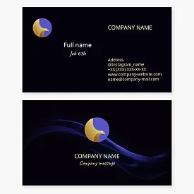 Business card template. Eagle. Leader, strength, landmark, power, victory.