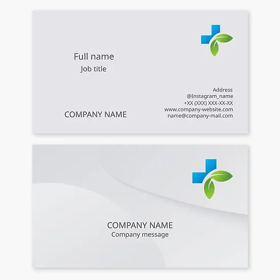Healthcare Medical Business Card Template
