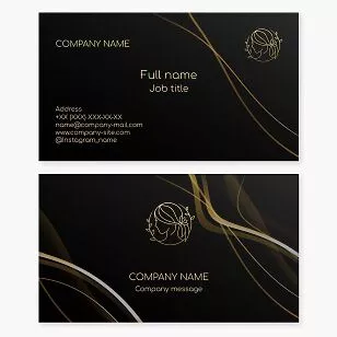 Salon & Spa Business Card Template