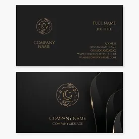 Business card template for a psychic-predictor, sorcerer.