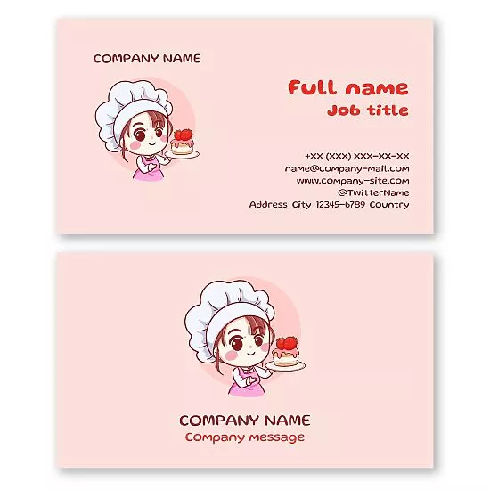 Cake Bakery Business Card