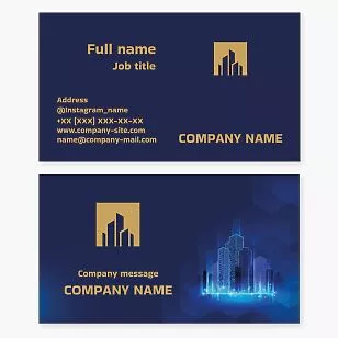 City Themed Business Card Template