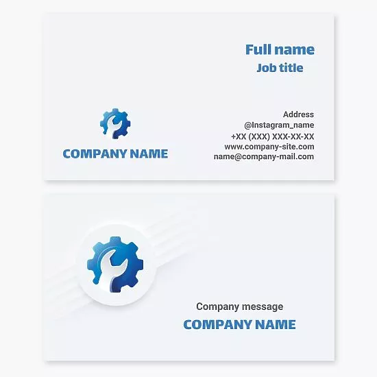 Engineering Business Card Template