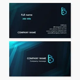 Real Estate Agent Business Card Template. Letter B.