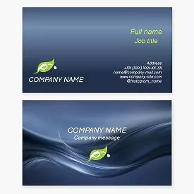 Eco Fuel Business Card Template