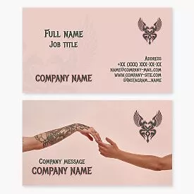 Tattoo Artist Business Card Template