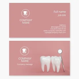 Healthcare Dentist Business Card Template