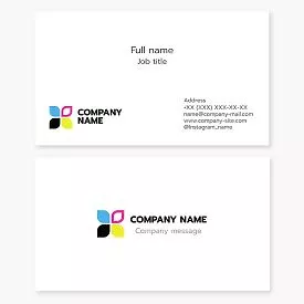 Abstract Flower Logo | Generic Business Card Template