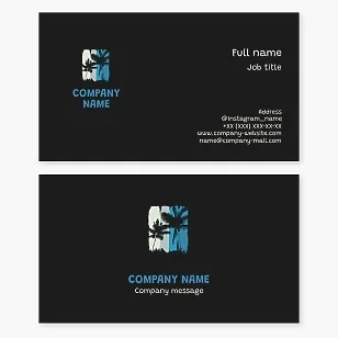 Palm Tree Logo Business Card Template