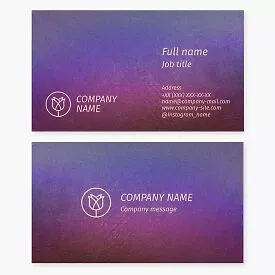 Business card template. Beauty salon. Flower, rose, tulip.