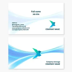 Business card template. Unknown, unidentified. Letter X.