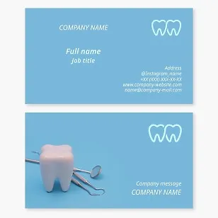 Dental Business Card Template