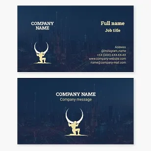 Atlant business card template
