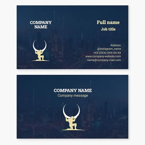 Atlant business card template