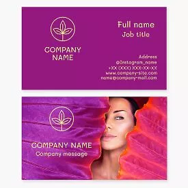 Beauty Business Card Template