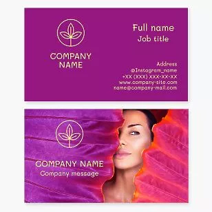 Beauty Business Card Template