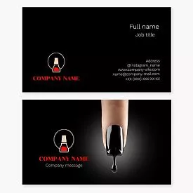 Nail Polish | Nail Salon Business Card Template