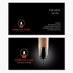 Nail Polish | Nail Salon Business Card Template