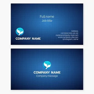Business card template. Fishtail. Abstract. Fishing. Boat trips and travel. Water park.