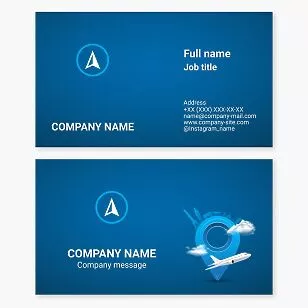 Travel Agency Business Card Template