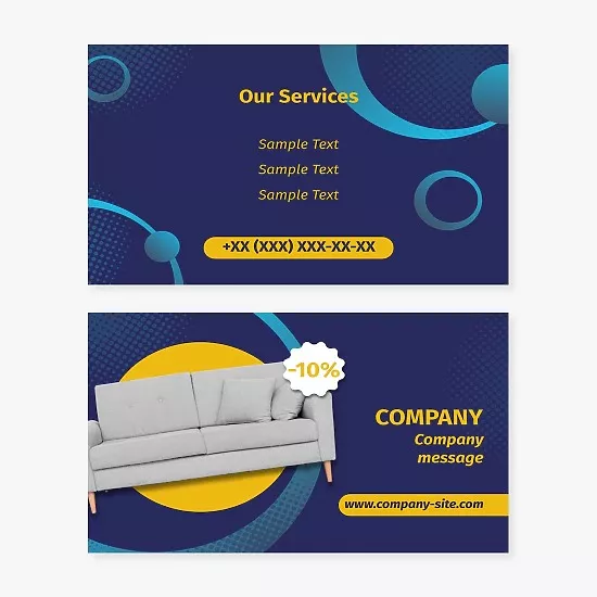 Furniture Slon Business Card Template